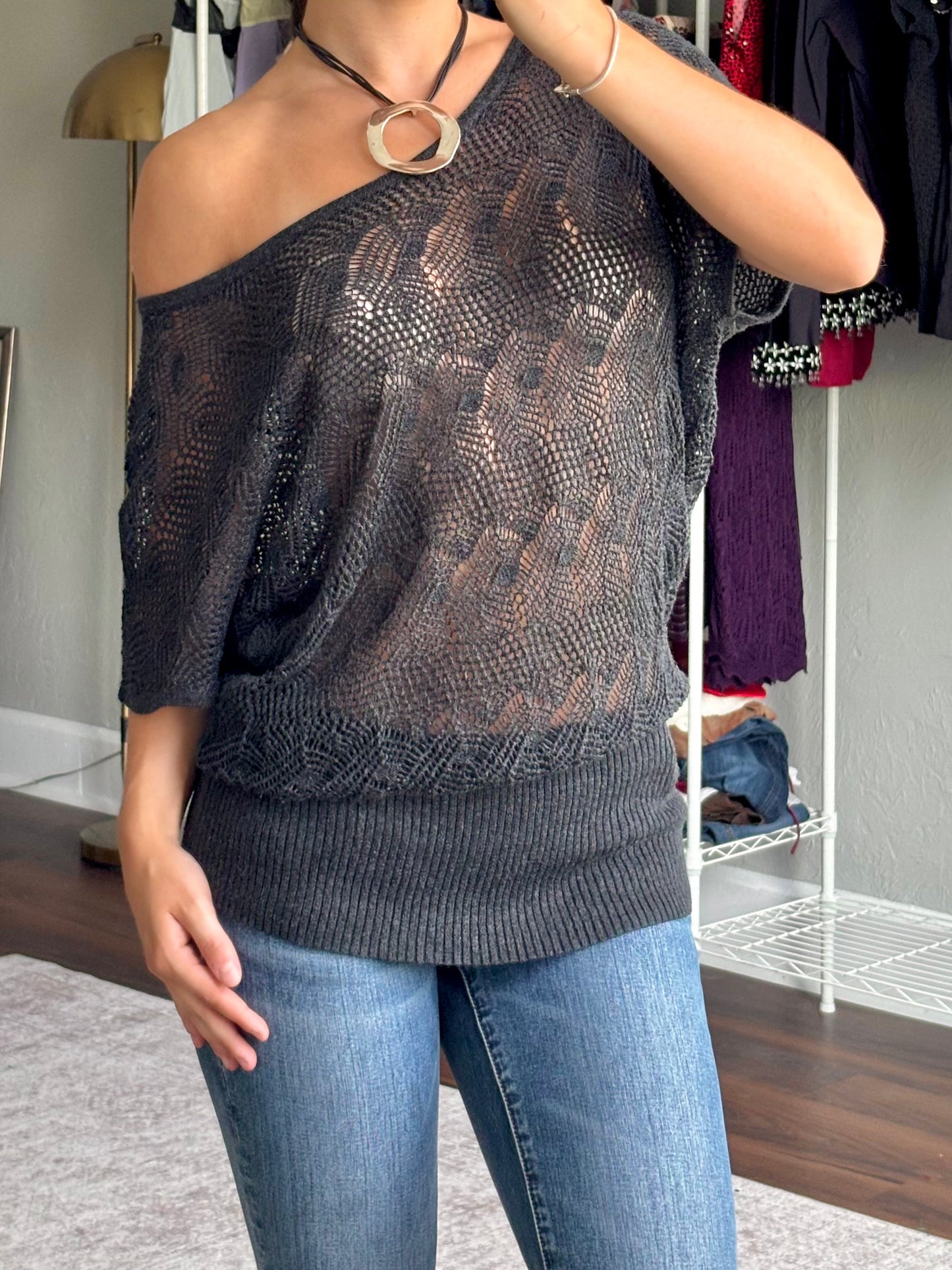 Caché 00's Slouch Top | Size L