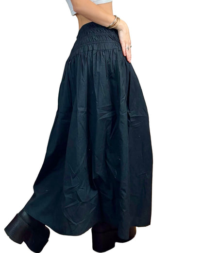 Drop Waist Maxi Skirt | Size 26" Waist