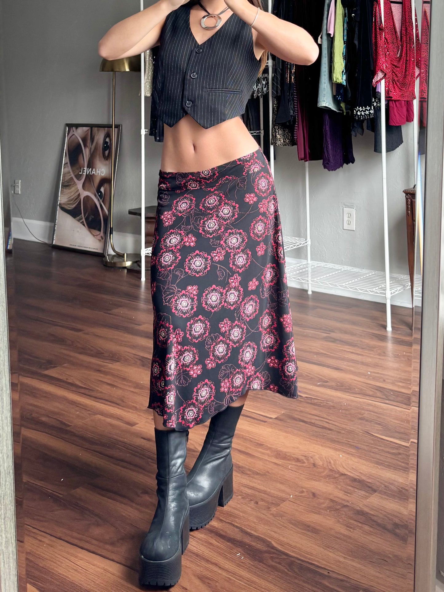 Loft 00's Printed Skirt | Size 30" Waist
