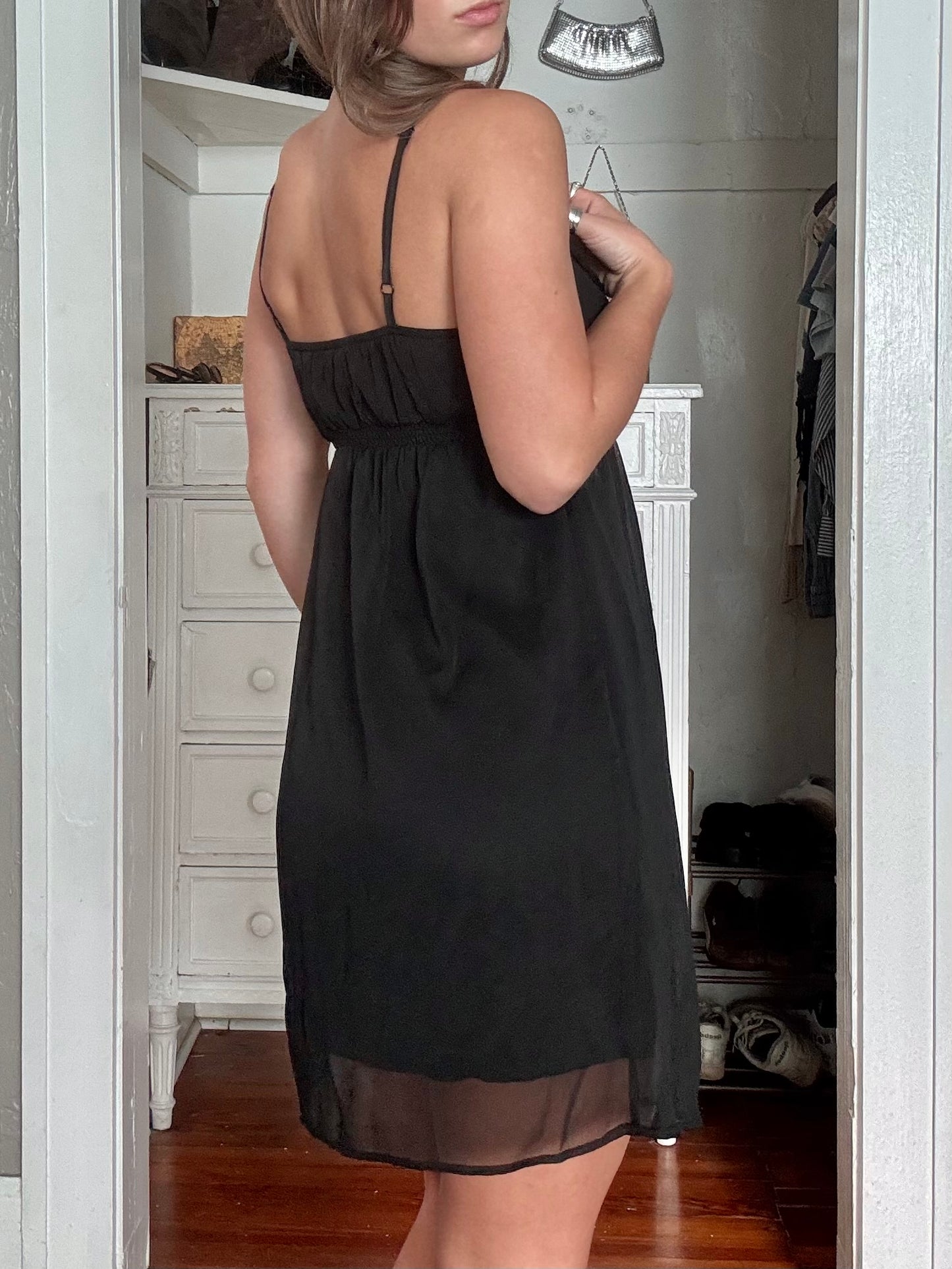 Mesh 00's Babydoll Dress | Size S