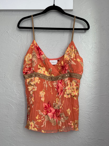 Liz 00's Silk Top | Size XL