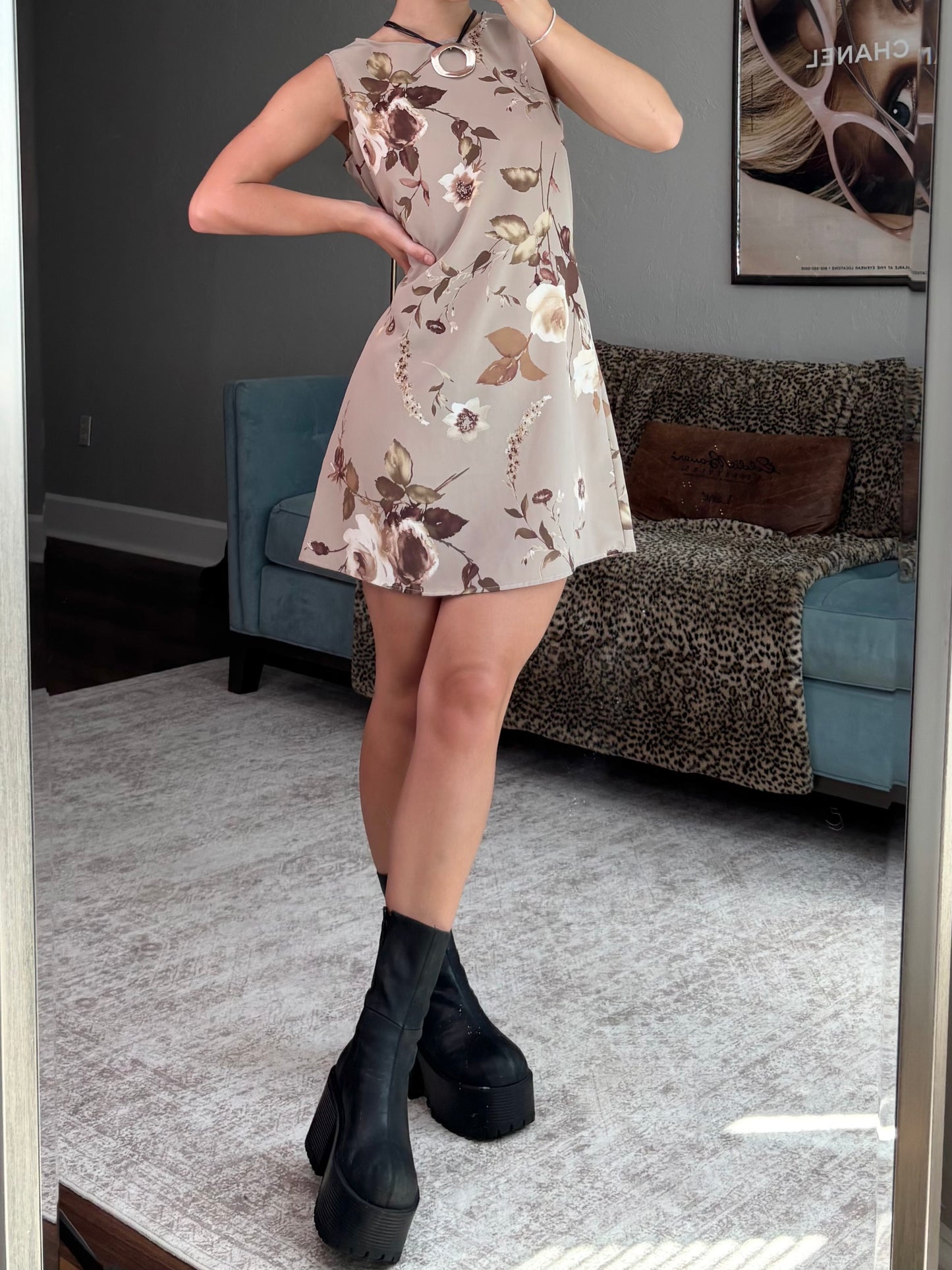 Brentwood 90's Floral Dress | Size M