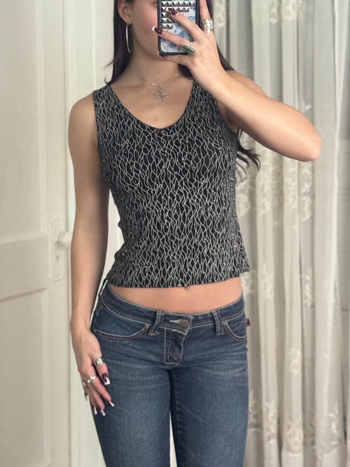 90's Fitted Top | Size S