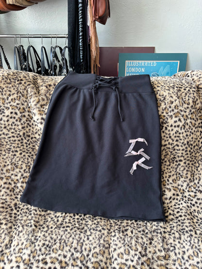 Lace Up 90's Skirt | Size 26" Waist