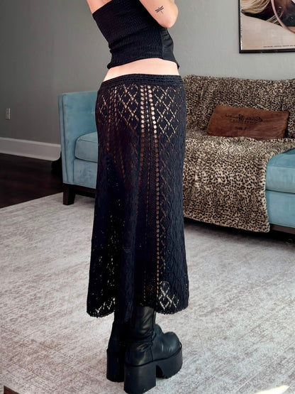 Loft 00's Crochet Skirt | Size 28" Waist