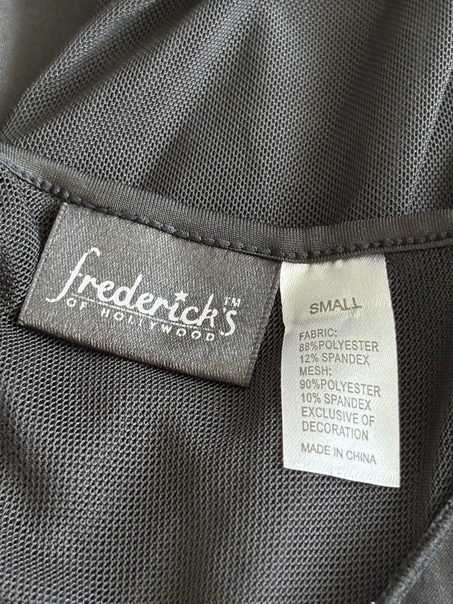 Fredrick's 90's Stripe Mesh Slip | Size S