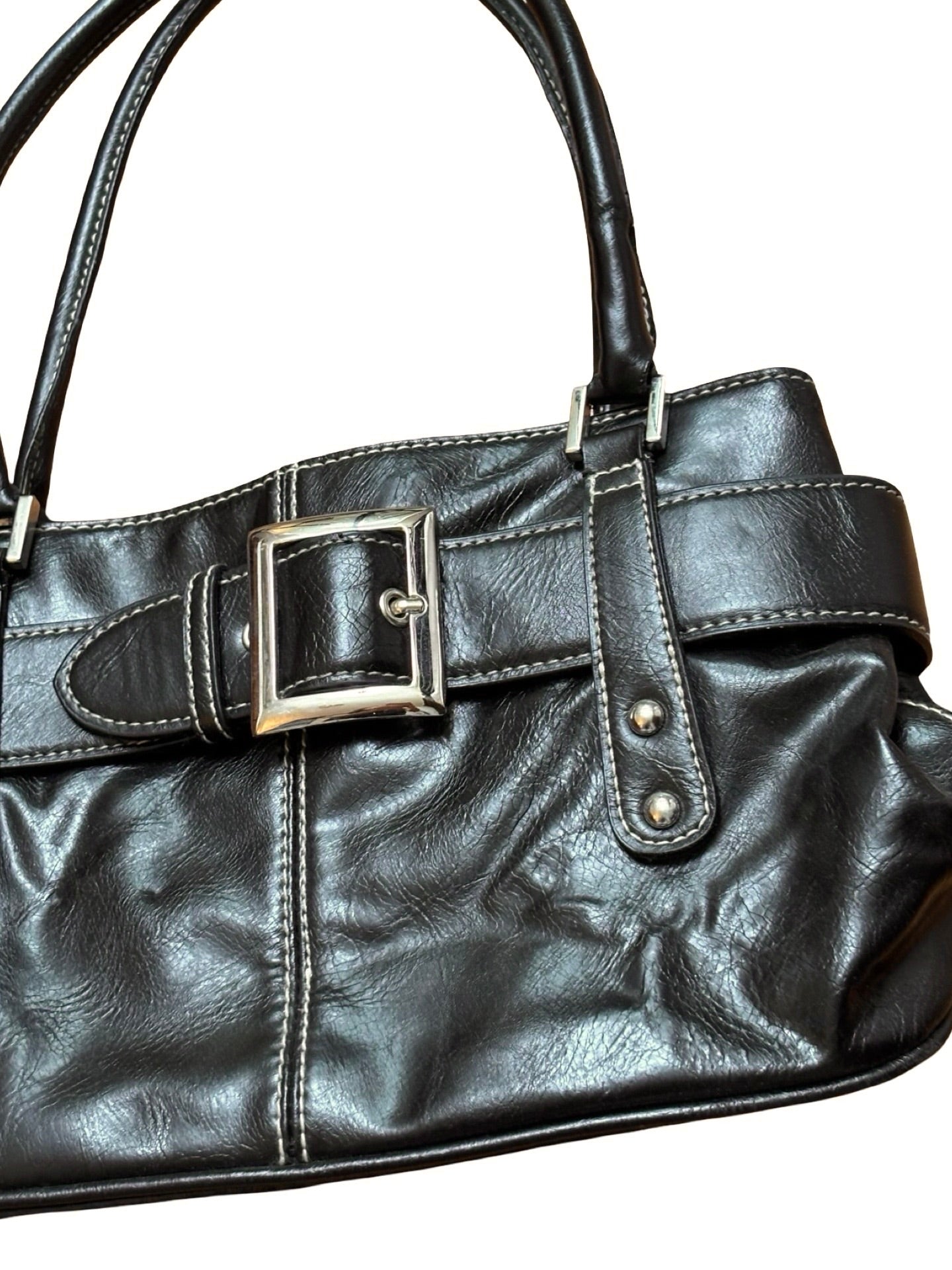 Black 00's Leather Purse
