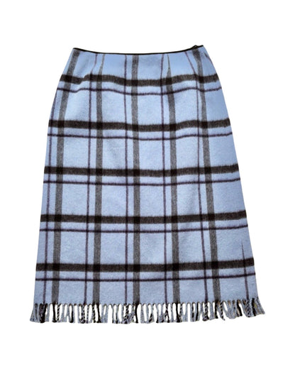 Kasper 90’s Plaid Midi Skirt | Size 27” waist