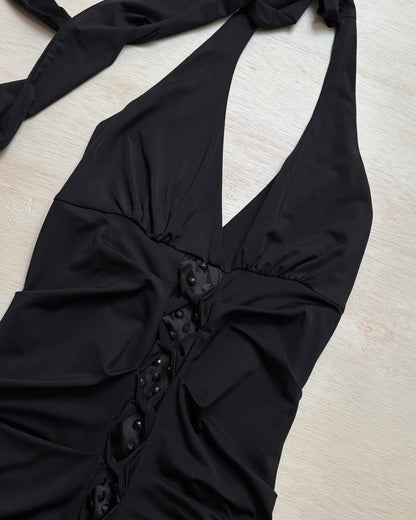 Ruched Halter Mini | Size S