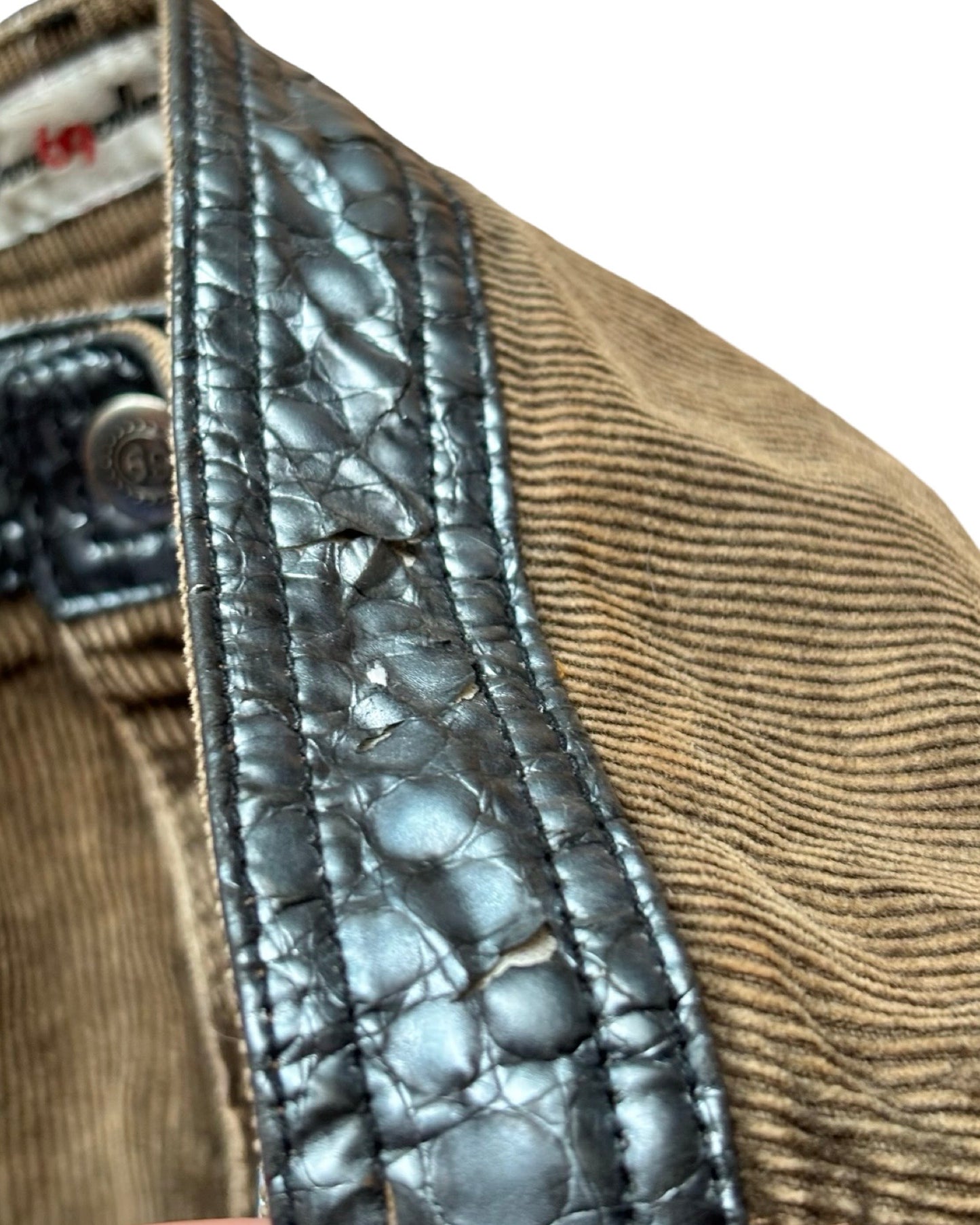 Corduroy 90's Moto Pant | Size 27” Waist