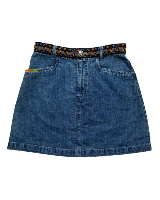 No Excuses Denim Mini | Size 27” waist