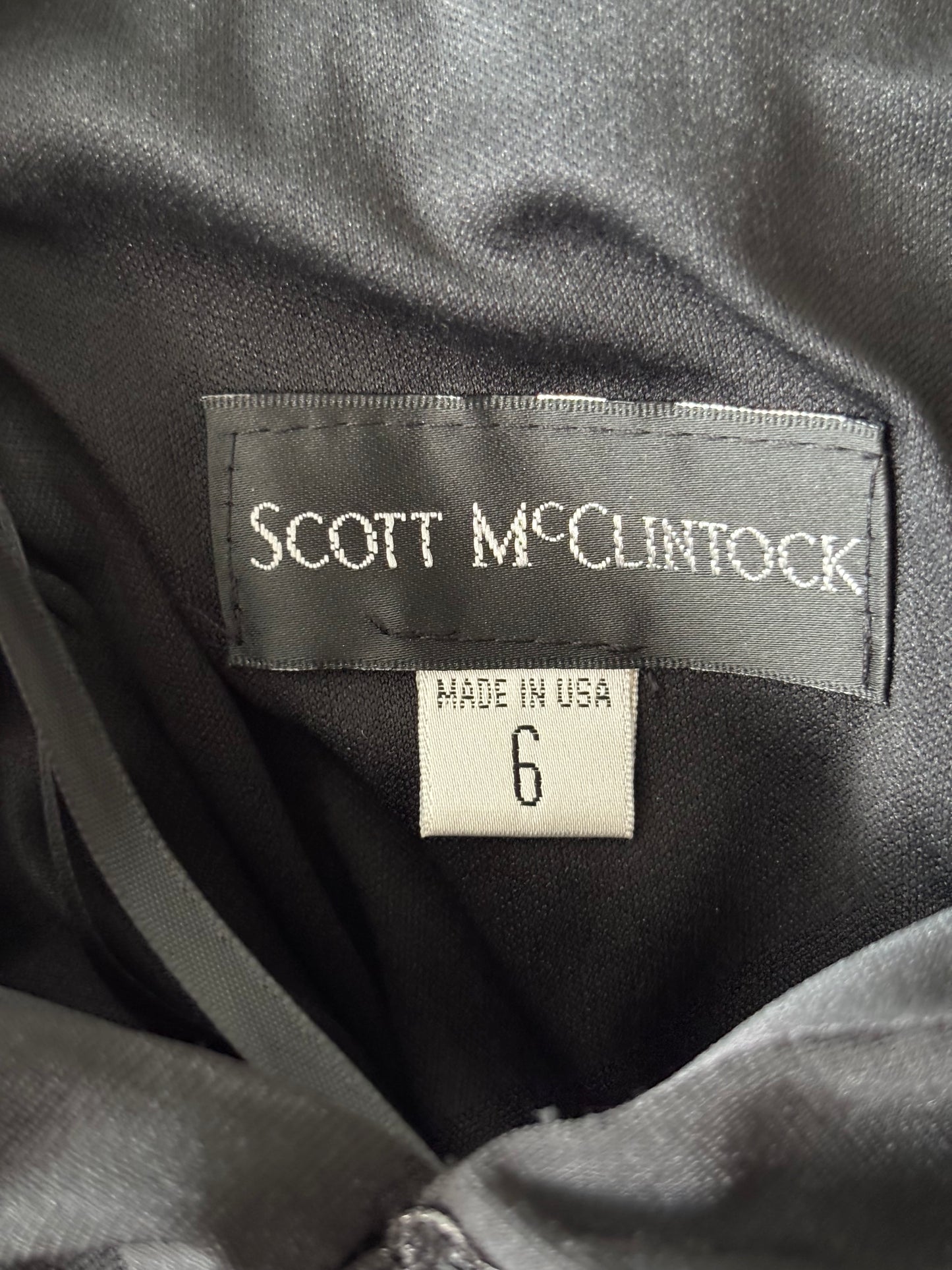 Scott McClintock 90's Ruched Gown | Size 6