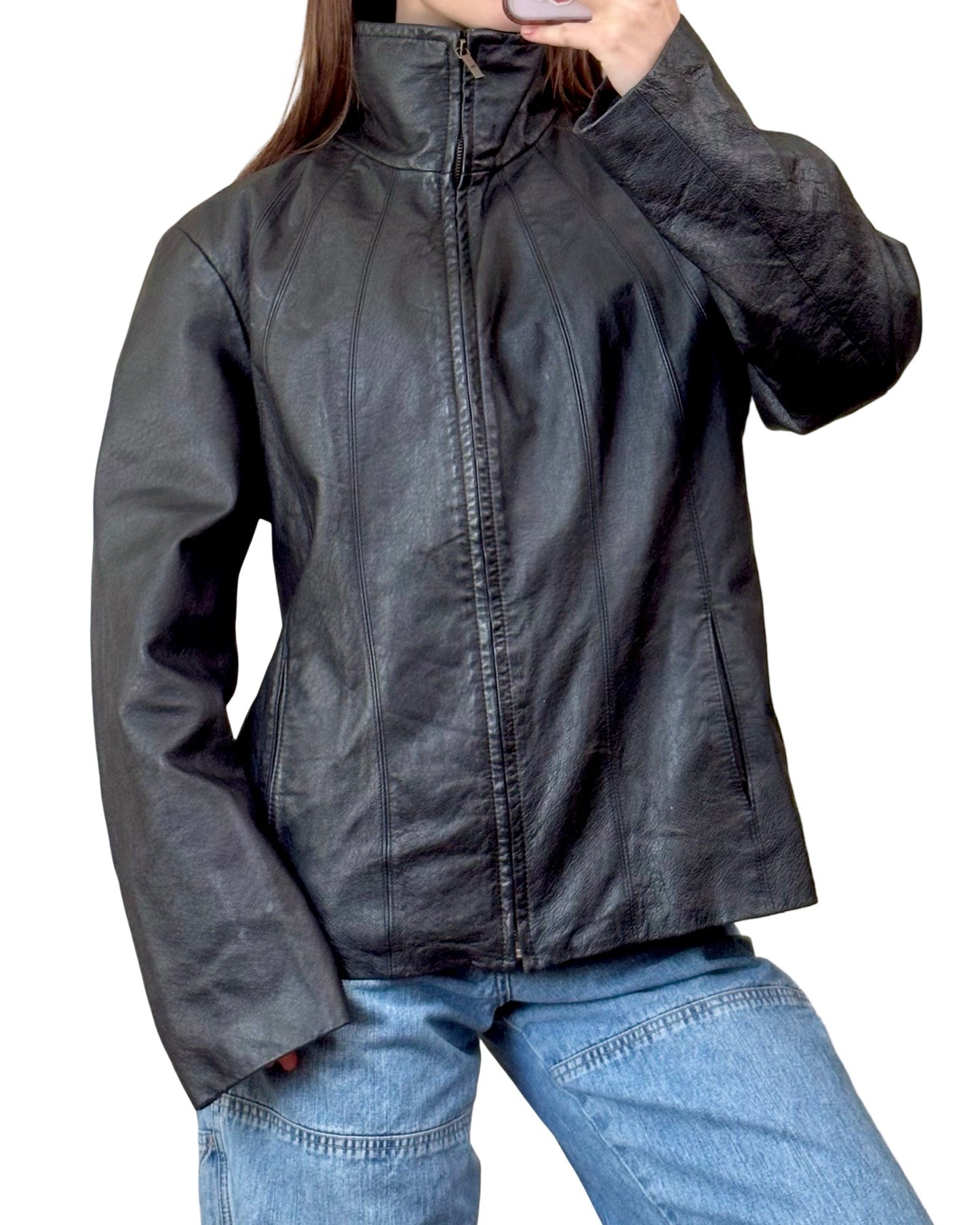 East 5th 90's Leather Jacket | Size XL