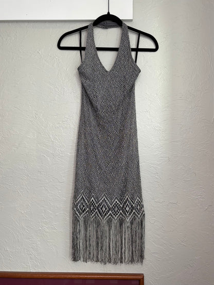 Savvy 90's Fringe Dress | Size S