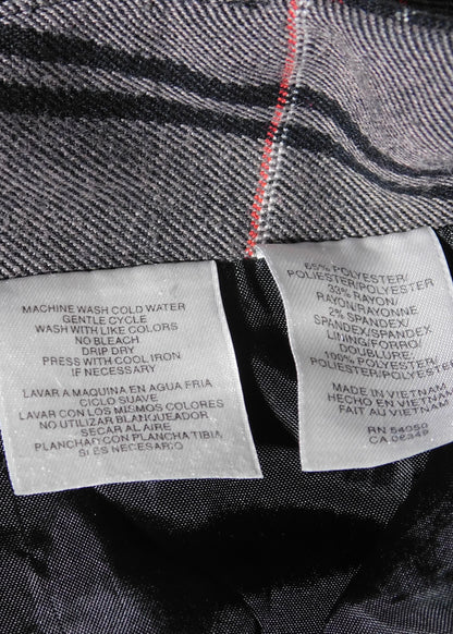 Nicole Plaid Maxi | Size 29” waist