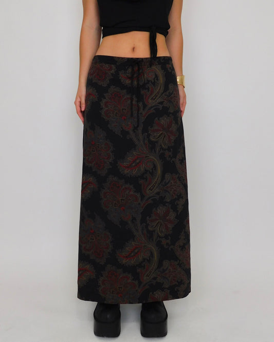 90’s silk maxi skirt | Size M