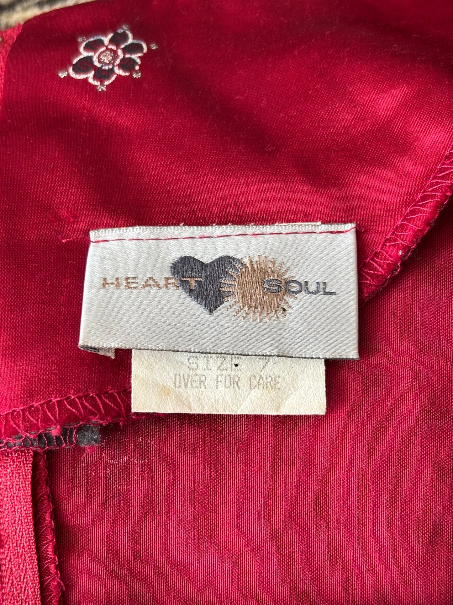 Heart Soul 90's Printed Dress | Size M