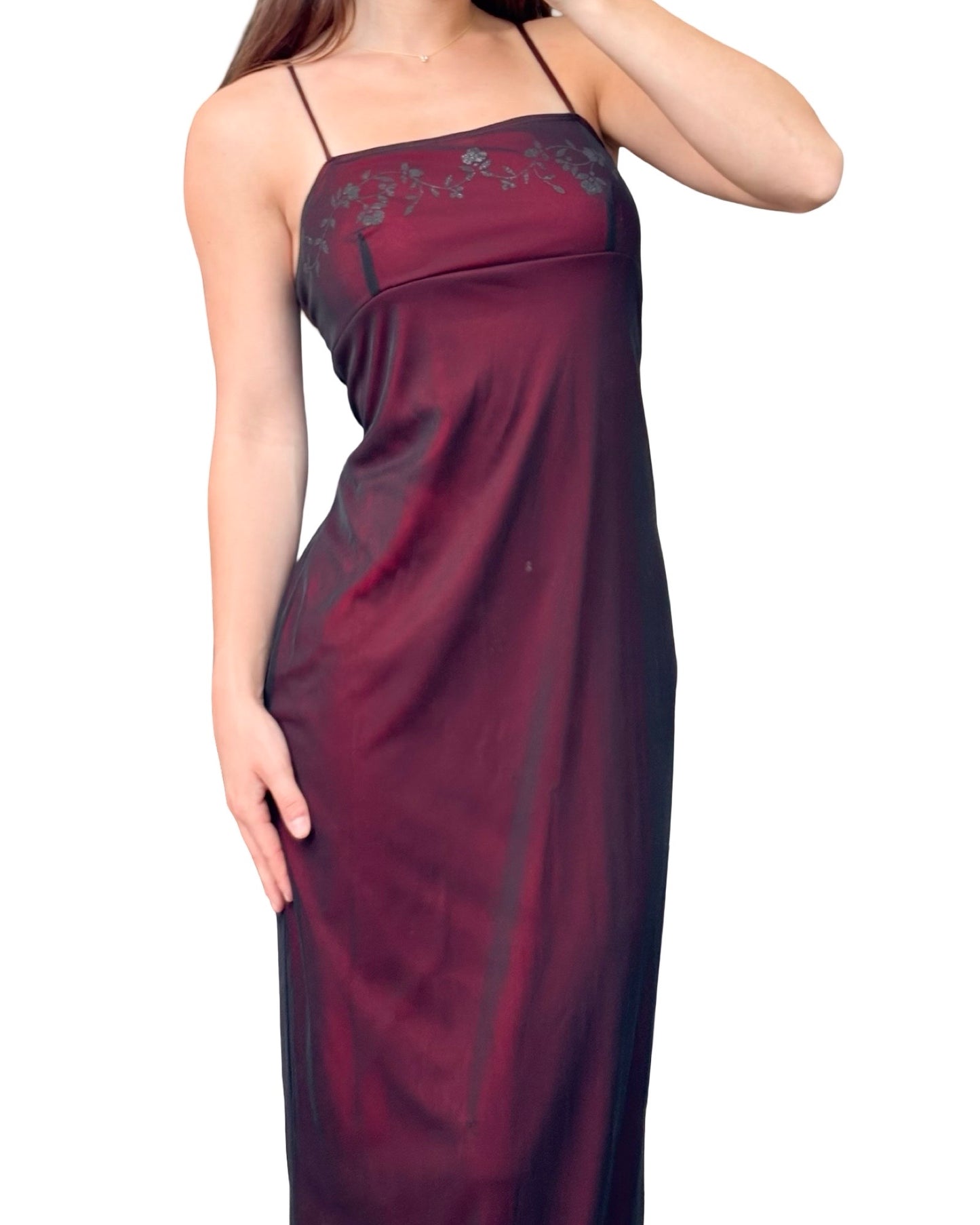 Status 90's Mesh Maxi Dress | Size M