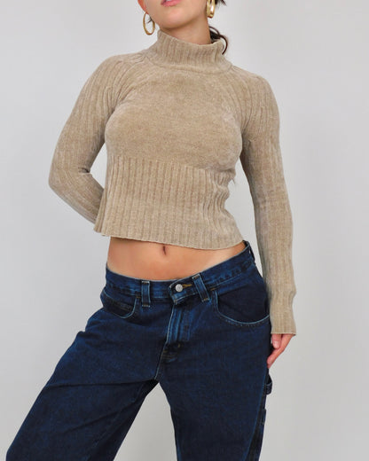 90’s Cropped Knit | Size S