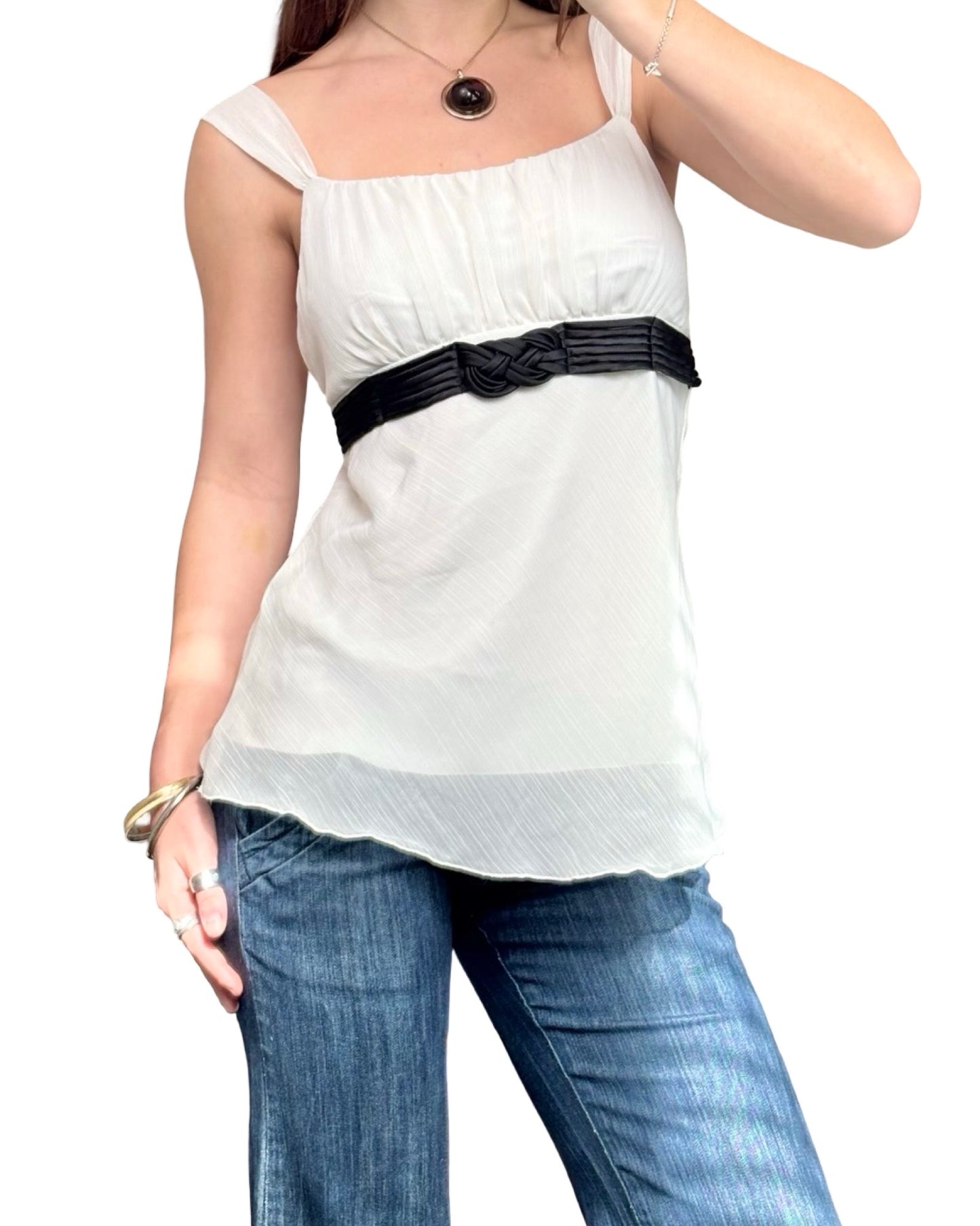 A.Byer 00's Tie Back Top | Size M