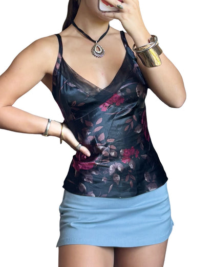 Floral 90’s Tank | Size S