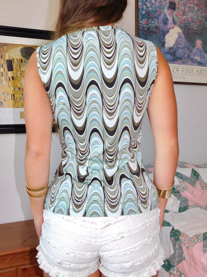 Mille Printed Top | Size XS