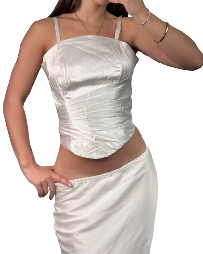 Draped 90's Opal Corset | Size S