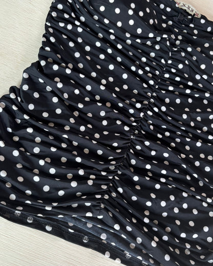Y2K Polka Dot Top | Size M