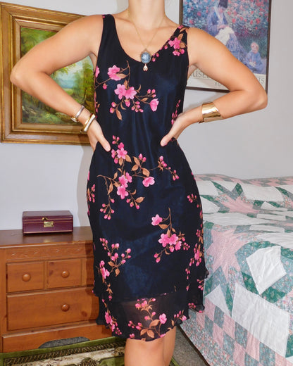 Jones Silk Midi Dress | Size M