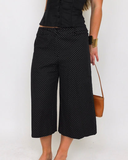 Polka Dot Capris | Size 8