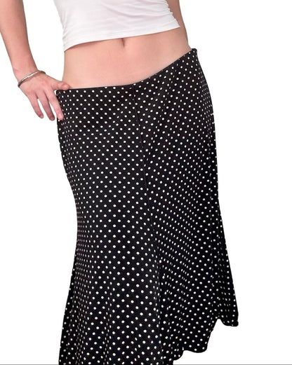 Max Studio 00's Polka Dot Skirt | 34" Waist