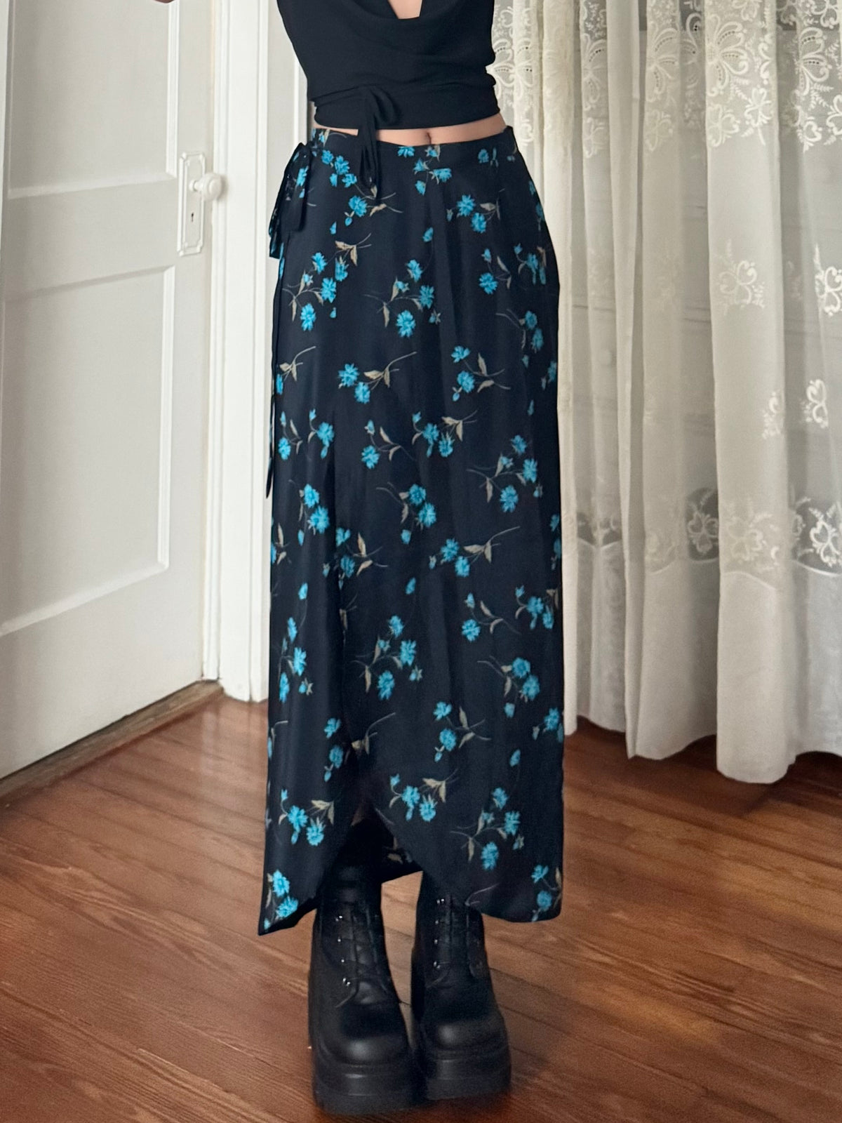 90's Wrap Maxi Skirt | Size S