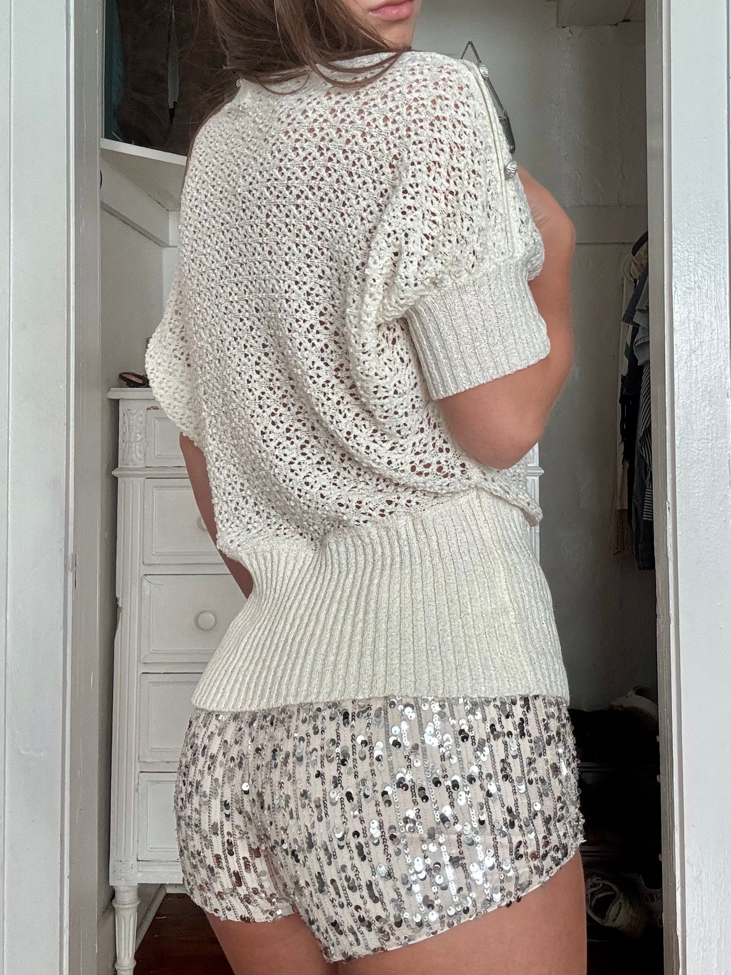 Knit 00's Slouch Top | Size S/M