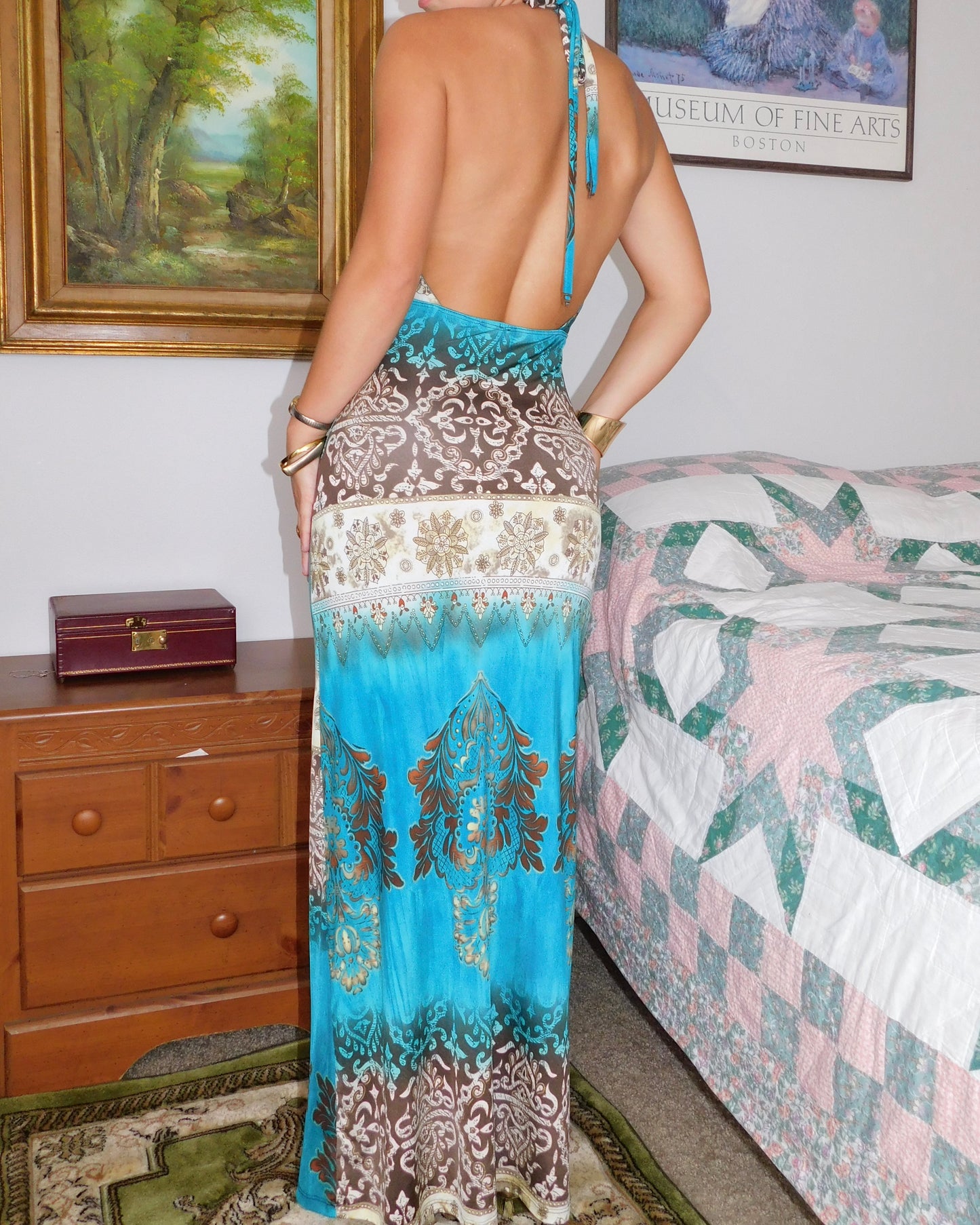 Cefiau Printed Maxi | Size M