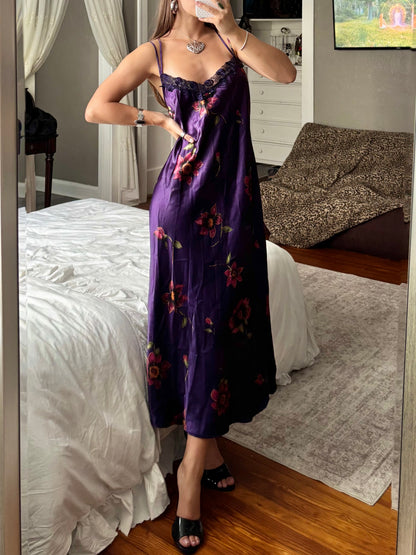 Floral 90’s Slip Dress | Size L