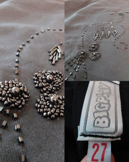 Rebecca Beaded Maxi | Size 28” waist