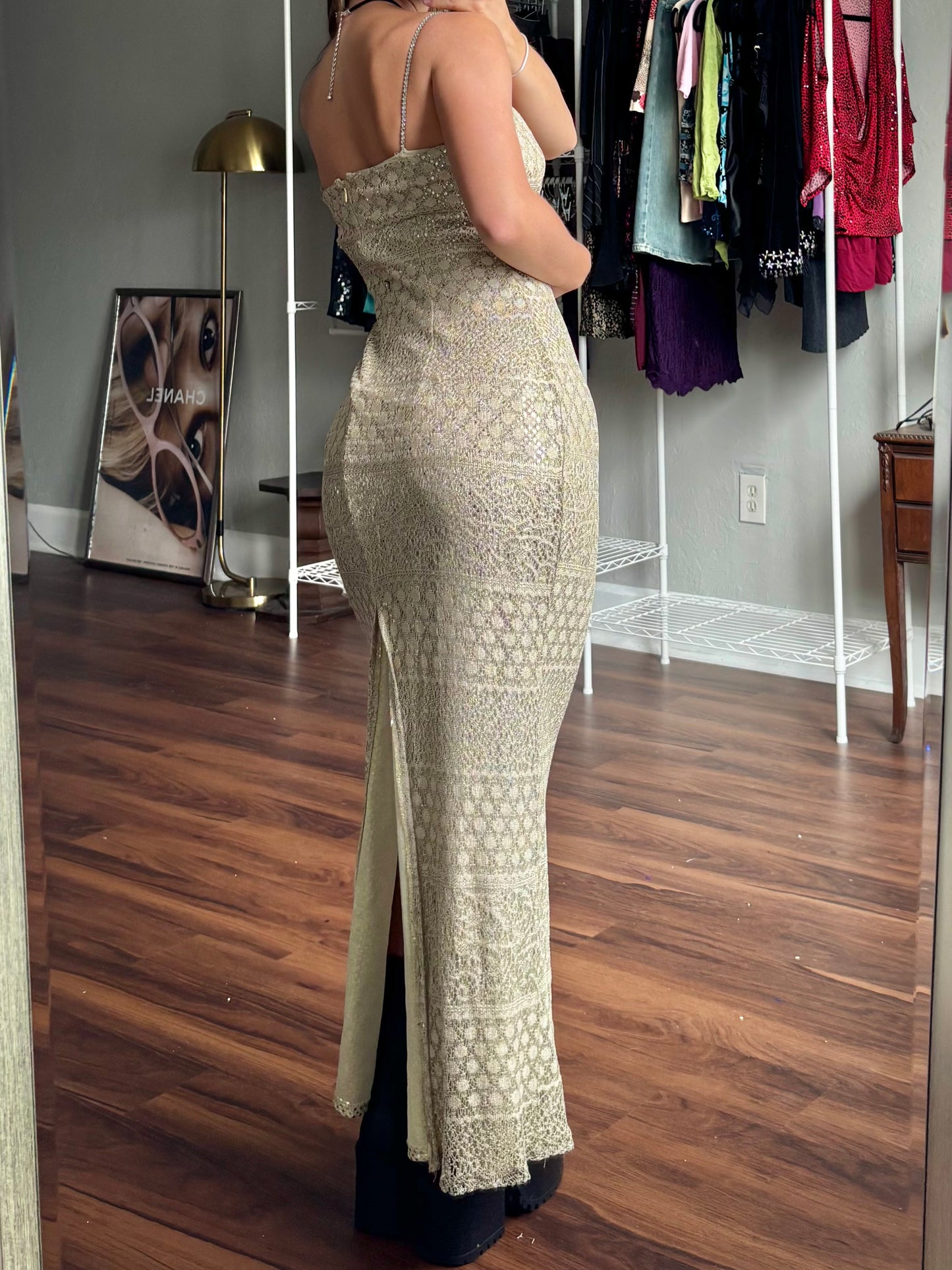Bari Jay 90's Overlay Dress | Size 6