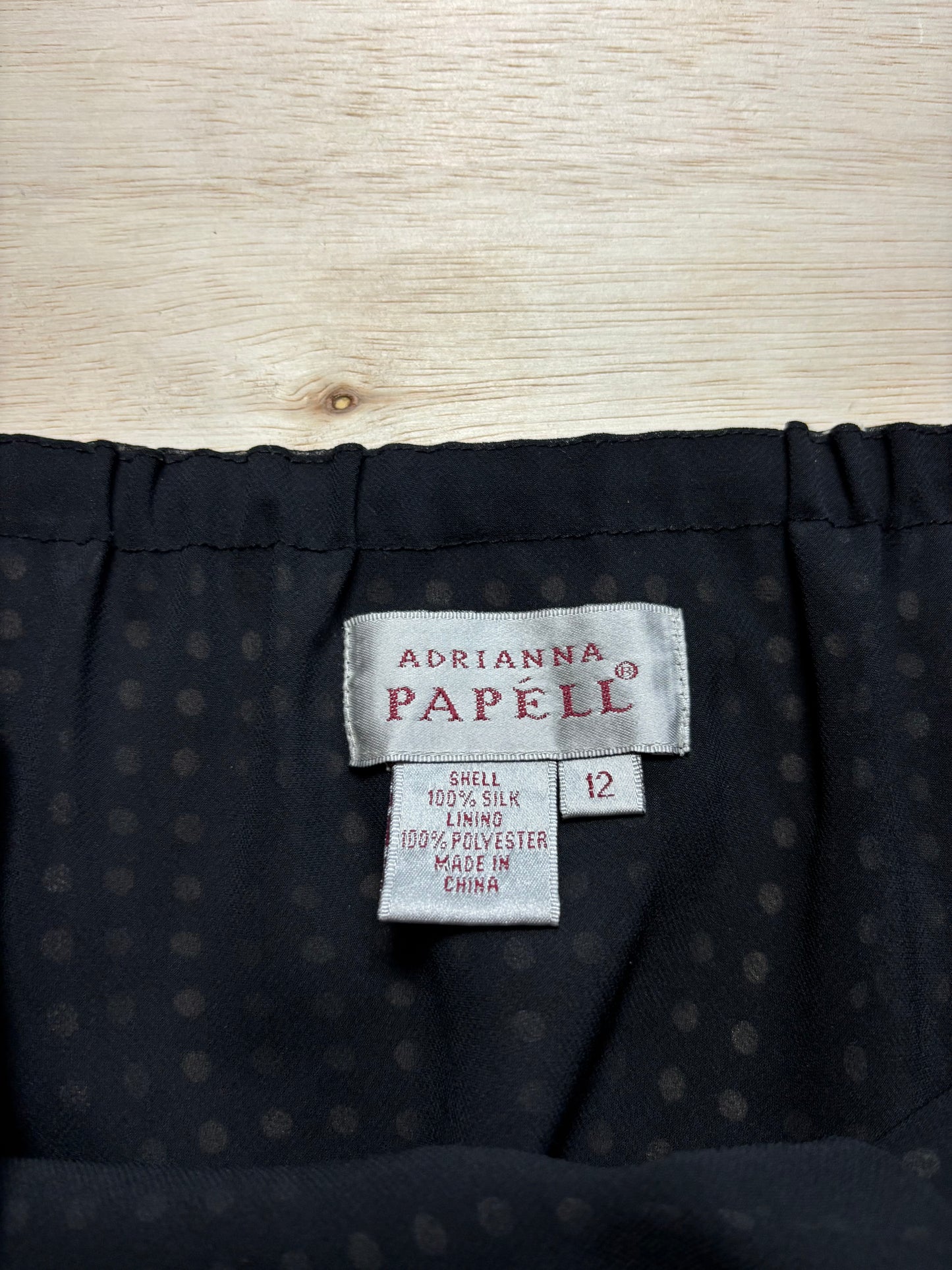 Silk 00’s Asymmetric Skirt | Size 32” waist