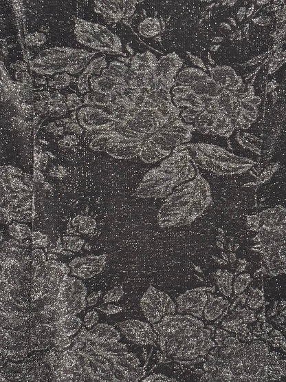 Silver 90's Lace Back Maxi Dress | Size 4