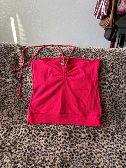 Lee Headstock 90's Halter Top | Size XL