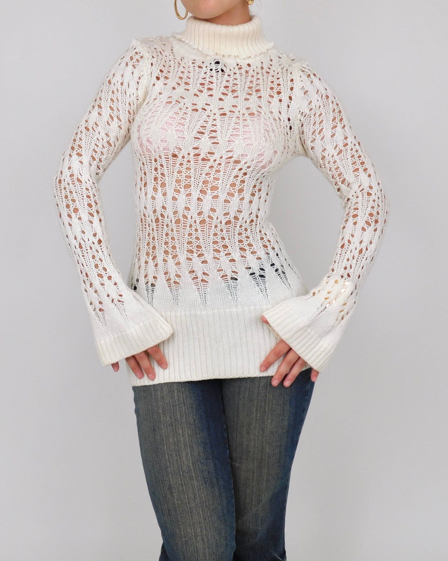 Y2K Knit Long Sleeve | Size M