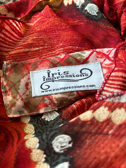 Iris 00's Reversible Wrap Skirt | OS