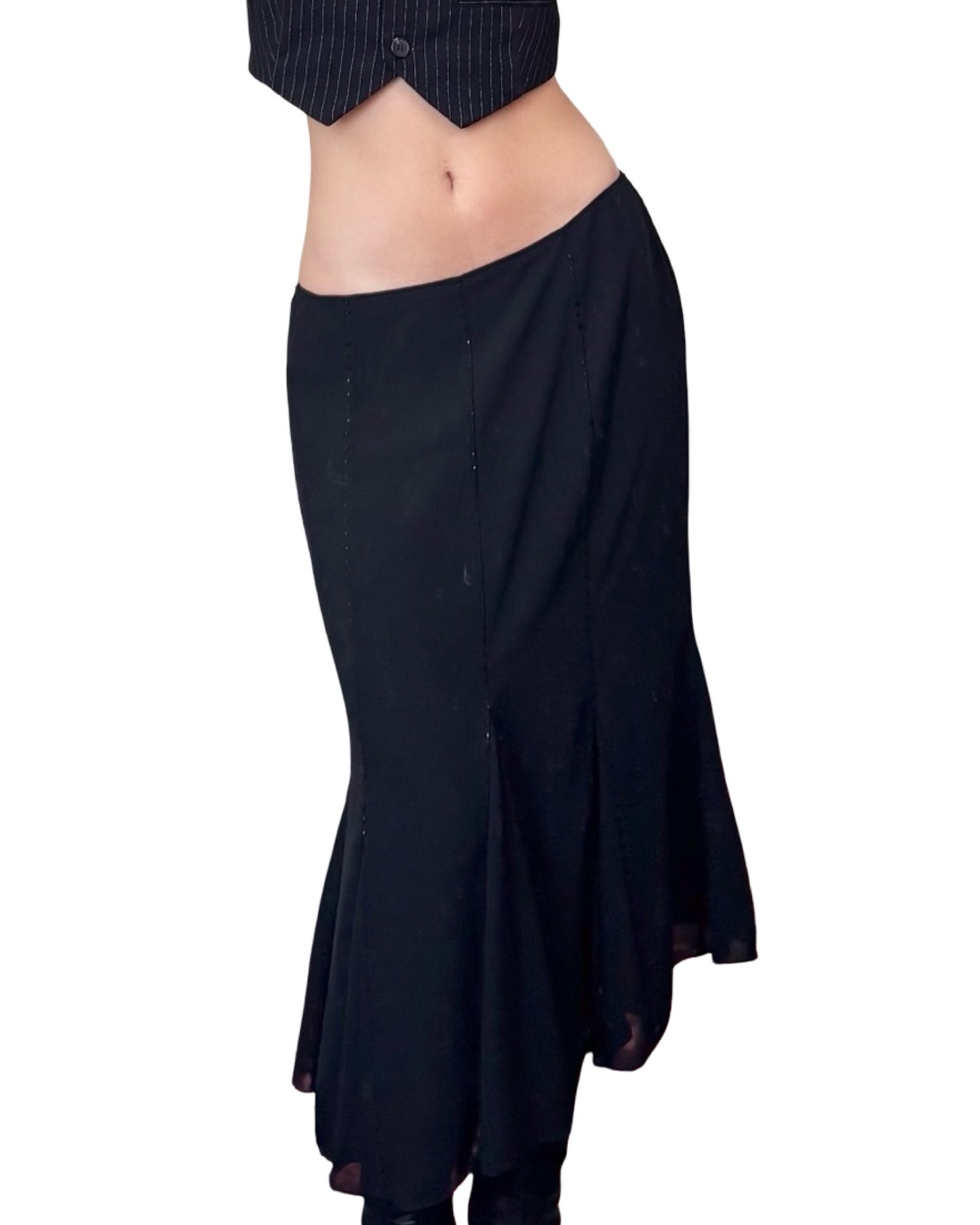 Adrianna Papéll 00's Beaded Skirt | Size 31" Waist