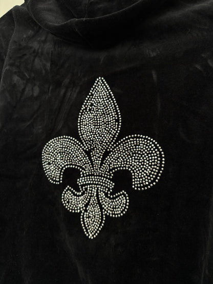 Jenni 00's Velvet Zip Up | Size S