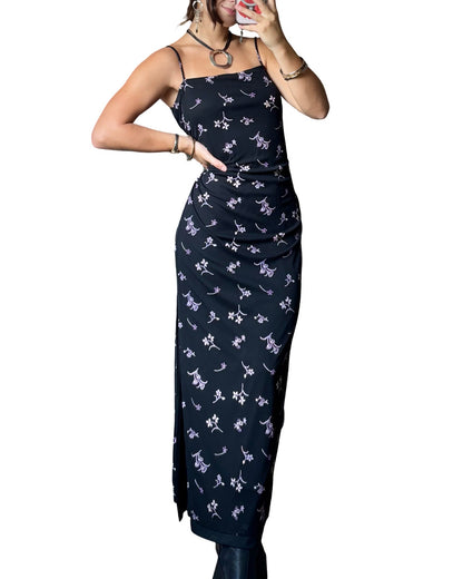 Flower 90’s Maxi Dress | Size M-L
