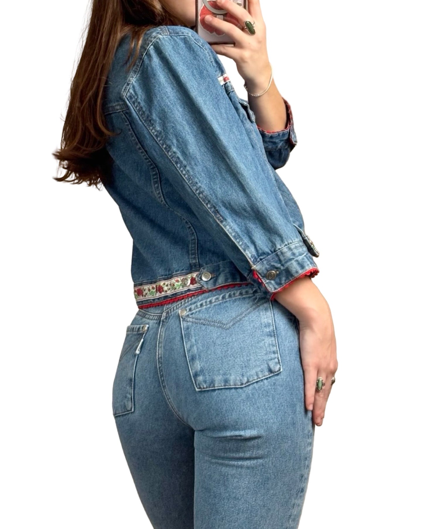 Bill Blass 90's Denim Jacket | Size M