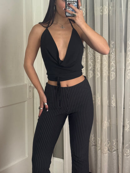 90's Pinstripe Pants | Size M