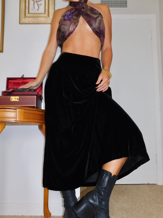 Allen Velvet Maxi | Size 25” waist
