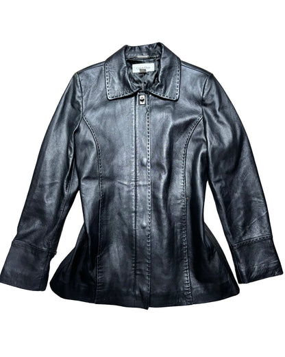 Calvin Klein 90’s Leather Jacket | Size M
