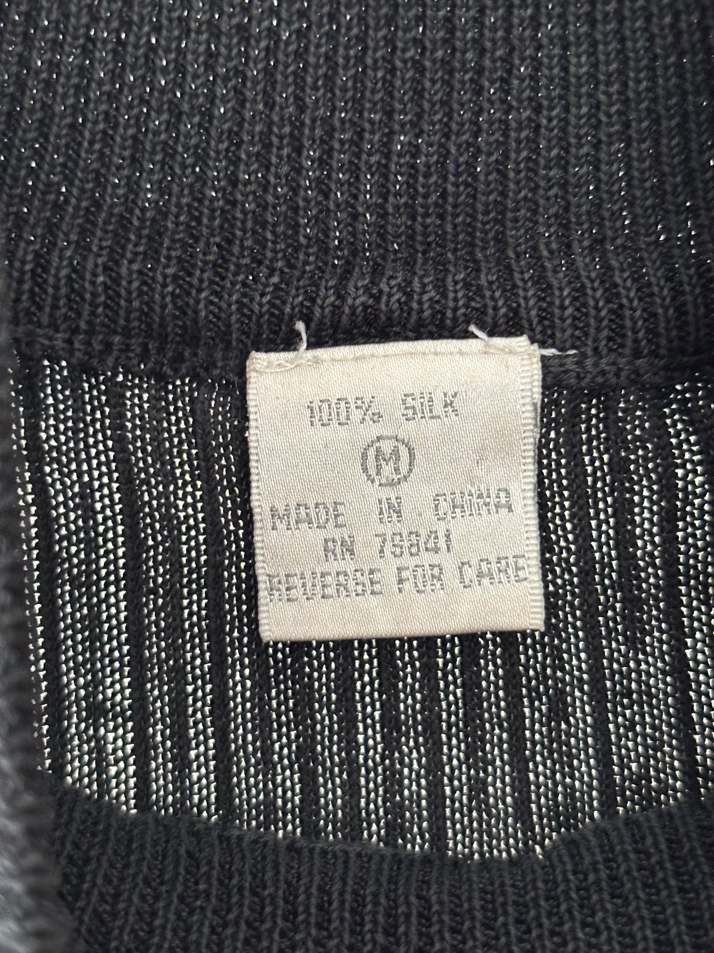 Silk 90's Knit Top | Size M